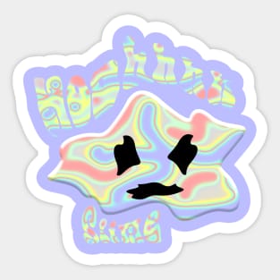 Weird Colorful Slime Sticker